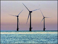 Storing the wind under the sea