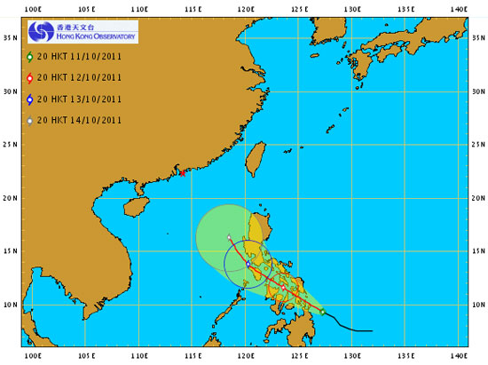 Storm and low pressure, Central rain again