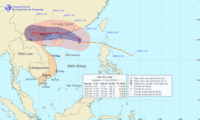 Storm level 10 is directed at Quang Ninh - Hai Phong
