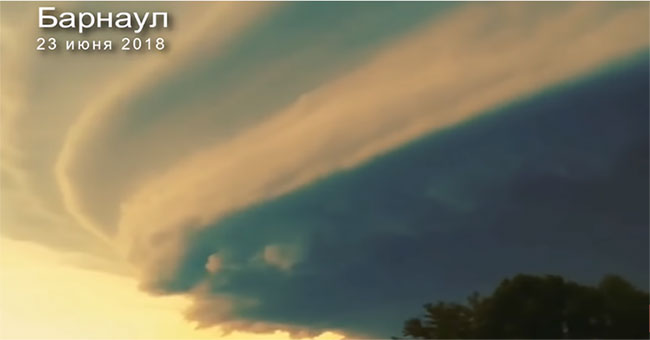 Storm 'like apocalypse' attacked the Russian city