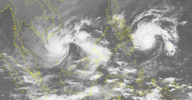Storm No. 15 has not melted, near the East Sea, a new storm appears