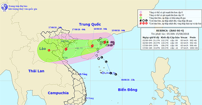 Storm No. 4 changed direction and got stronger