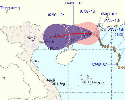 Storm No. 6 weakened, the North will have heavy rain