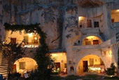 Strange cave town in Spain