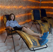 Strange cave with salt cured