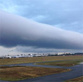 Strange clouds dance in the sky of Virginia