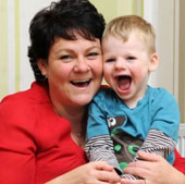 Strange disease: The boy could not help laughing