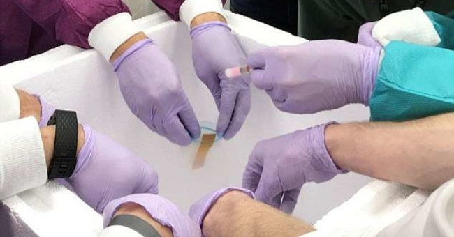 Strange experiment on space