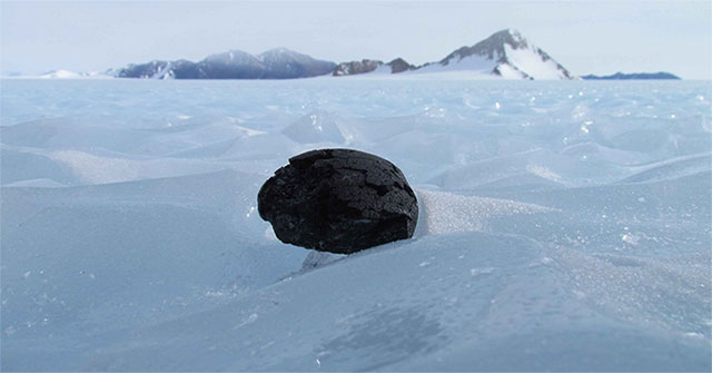 Strange findings in Antarctic meteorites