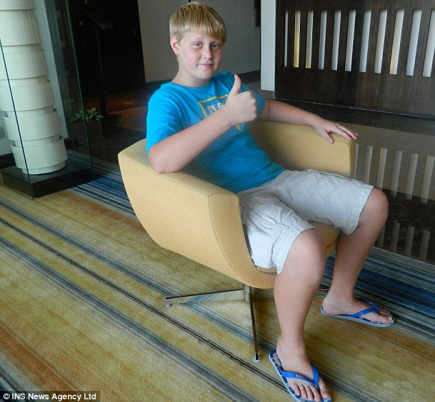 Strange for the boy with a fear of movement