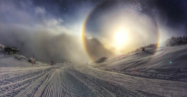 Strange phenomena of the sun happen like miracles