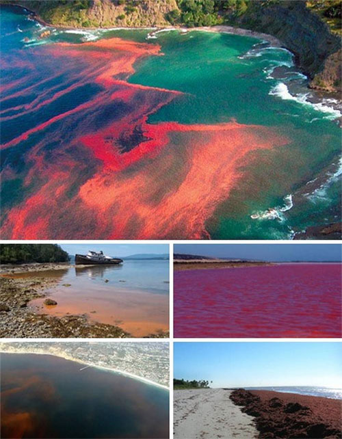 Strange phenomena on the ocean