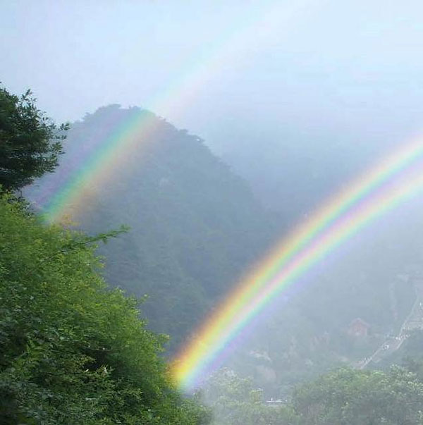 Strange rainbow twin