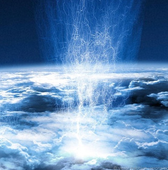 Strange rays of light on Earth