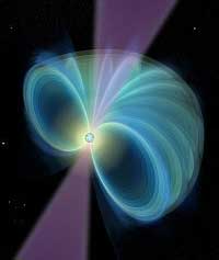 Strange star flashes like a beacon