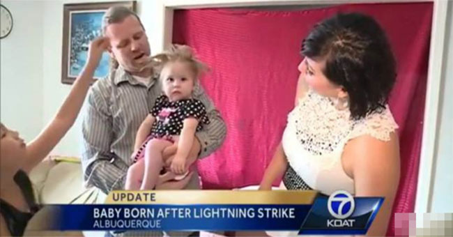 Strange story today: Pregnant mother was struck by lightning, she was born special ...