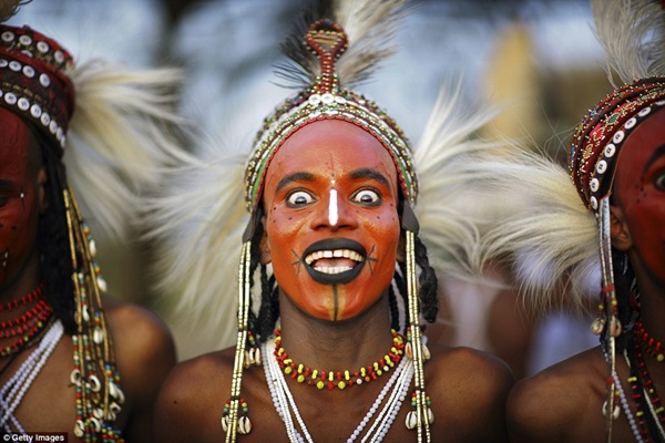 Strange tribe where men wear skirts to rob their wives and beauty pageants