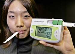 Stress gauges through saliva