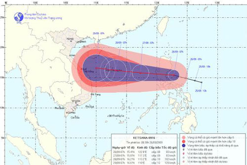 Strong depressions become storms towards Central