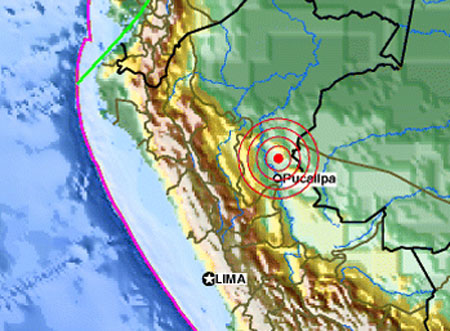 Strong earthquake in Peru