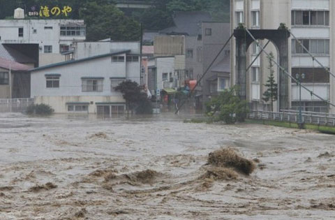 Strong earthquake shook Fukushima, Japan