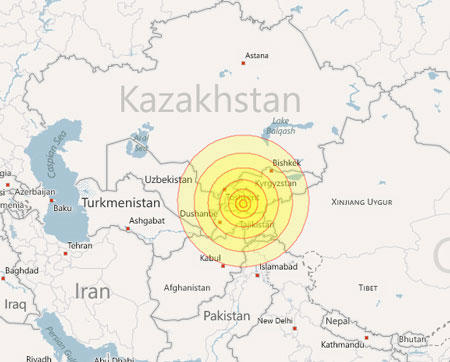 Strong earthquakes in Central Asia, 14 people were killed