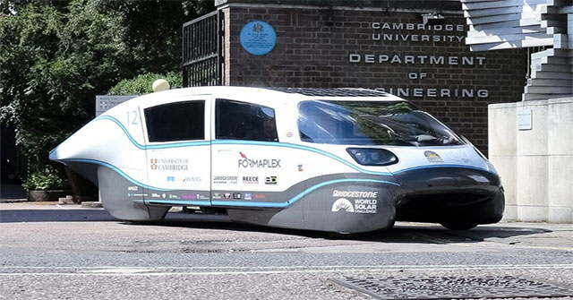 Students make an electric car that runs 900km on a single charge