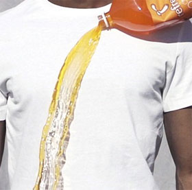 Students make waterproof T-shirts