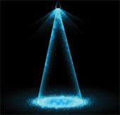 Study simulates mysterious beams in fiction films