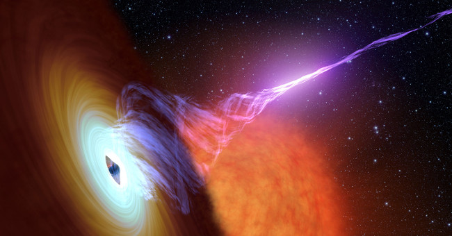 Stunned to discover about black hole nozzles