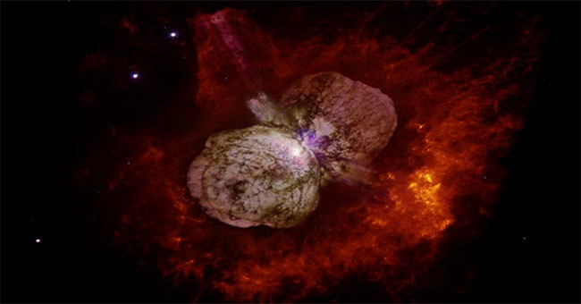 Stunned to find a source of cosmic rays from the star system Eta Carinae