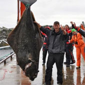 'Stunned' with flounder weighing 232kg