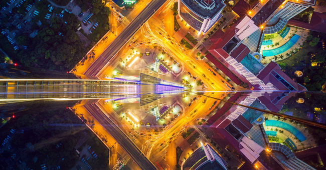 Stunning Hanoi view from above