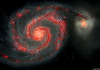 Stunning image of Whirlpool galaxy