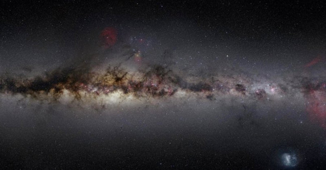 Stunning images of the Milky Way when viewed through radio waves