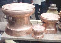 Successful casting of Dong Son bronze drum