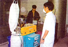 Successful production of electrostatic powder coating