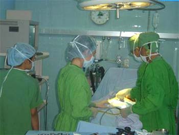 Successful surgery of open heart patients