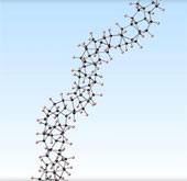 Successfully developed nano-diamond fiber
