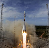 Successfully launched Sentinel-1A satellite with Soyuz missiles