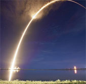 Successfully launched the AsiaSat 6 satellite rocket into orbit