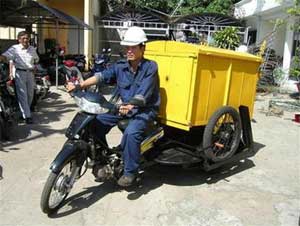 Successfully tested the gas dump truck