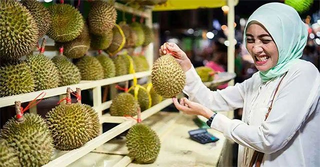Suddenly durian helps generate electricity
