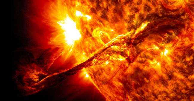 Sun surface with Earth core, which is hotter?