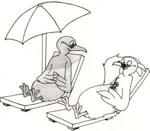 Sunbathing is also addictive