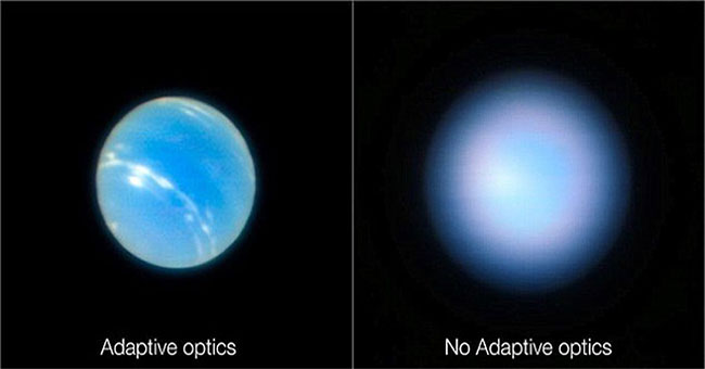 Super sharp image capturing Neptune from Earth