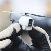 Super small scouting helicopter