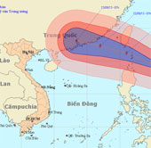 Super typhoon Usagi entered the East Sea, wind gusts above level 17