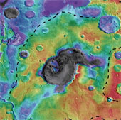 Super volcano on Mars