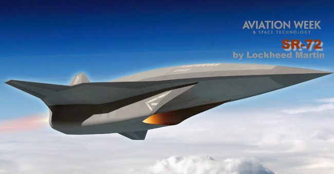 Super-reconnaissance reconnaissance aircraft SR-72 mysterious bar